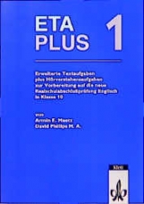 ETA Plus 1. 6 erweiterte Textaufgaben plus Hörverstehensaufgaben und Diktate - Armin E Maetz, David Phillips