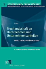 Treuhandschaft an Unternehmen und Unternehmensanteilen - Eden, Siegfried