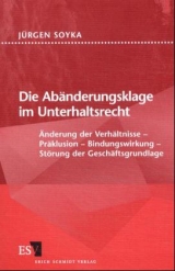 Die Abänderungsklage im Unterhaltsrecht - Jürgen Soyka