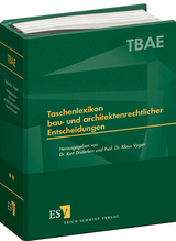 Taschenlexikon bau- und architektenrechtlicher Entscheidungen (TBAE) / Taschenlexikon bau- und architektenrechtlicher Entscheidungen (TBAE) Teil II - Döderlein, Kurt; Vygen, Klaus