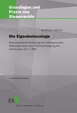 Die Eigenheimzulage - Handzik, Peter; Meyer, Bernd