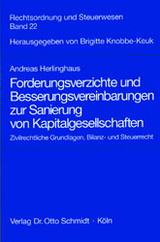 Forderungsverzichte und Besserungsvereinbarungen zur Sanierung von Kapitalgesellschaften - Andreas Herlinghaus