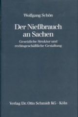 Der Niessbrauch an Sachen - Wolfgang Schön