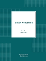 Greek Athletics - F. A. Wright