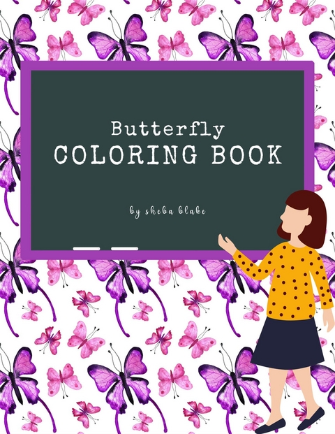 Butterfly Coloring Book for Kids Ages 3+ (Printable Version) - Sheba Blake