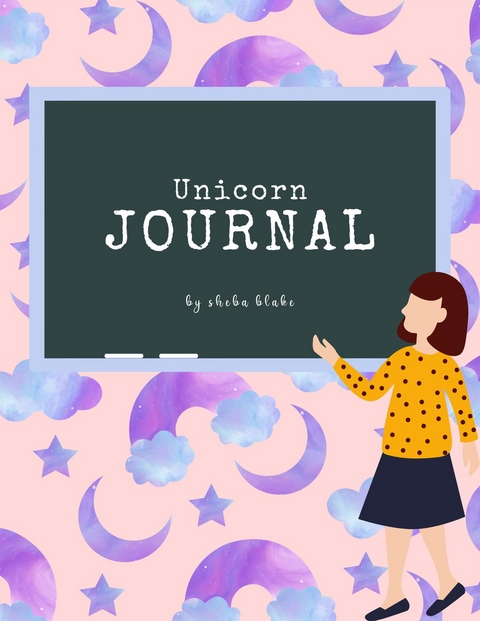 Unicorn Primary Journal with Positive Affirmations for Kids - Grades K-2 (Printable Version) - Sheba Blake