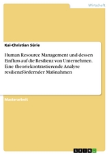 Human Resource Management und dessen Einfluss auf die Resilienz von Unternehmen. Eine theoriekontrastierende Analyse resilienzfördernder Maßnahmen - Kai-Christian Sürie