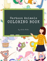 Cartoon Animals Coloring Book for Kids Ages 3+ (Printable Version) - Sheba Blake
