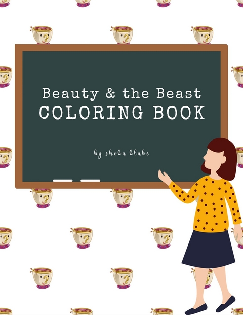 Beauty and the Beast Coloring Book for Kids Ages 3+ (Printable Version) - Sheba Blake