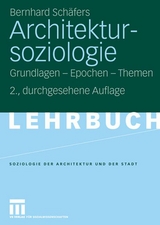 Architektursoziologie - Schäfers, Bernhard