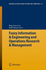 Fuzzy Information & Engineering and Operations Research & Management - 