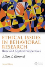 Ethical Issues in Behavioral Research - Kimmel, Allan J.