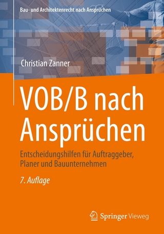 VOB/B nach Ansprüchen - Christian Zanner