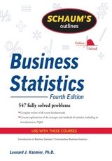 Schaum's Outline of Business Statistics, Fourth Edition - Kazmier, Leonard