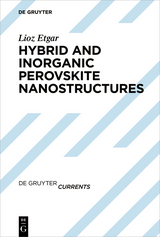 Hybrid and Inorganic Perovskite Nanostructures - Lioz Etgar