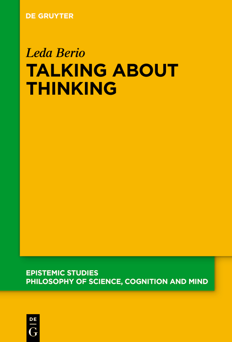 Talking About Thinking -  Leda Berio