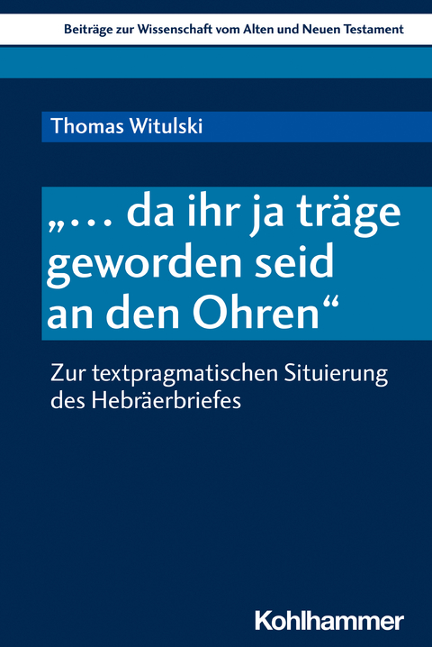 "... da ihr ja träge geworden seid an den Ohren" - Thomas Witulski