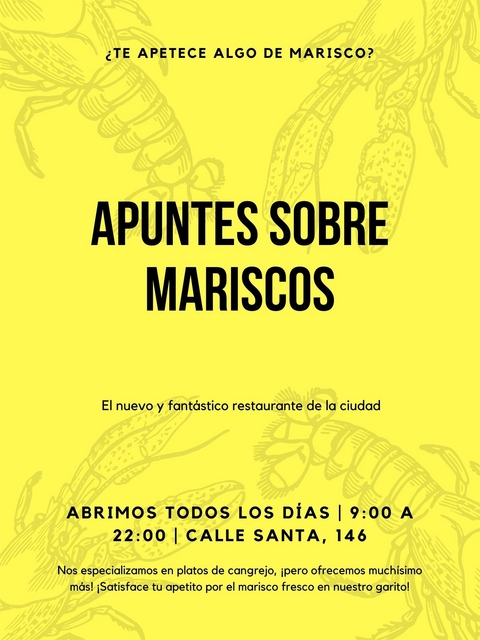 Apuntes sobre mariscos - trainera Abel castro