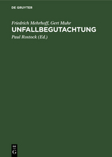 Unfallbegutachtung - Friedrich Mehrhoff, Gert Muhr