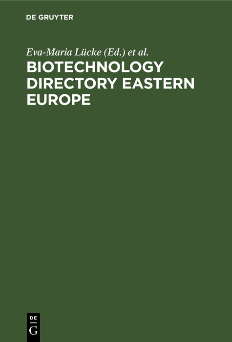 Biotechnology Directory Eastern Europe - 