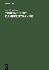 Turbinen mit Dampfentnahme - Aug. Kriegbaum