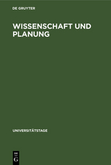 Wissenschaft und Planung