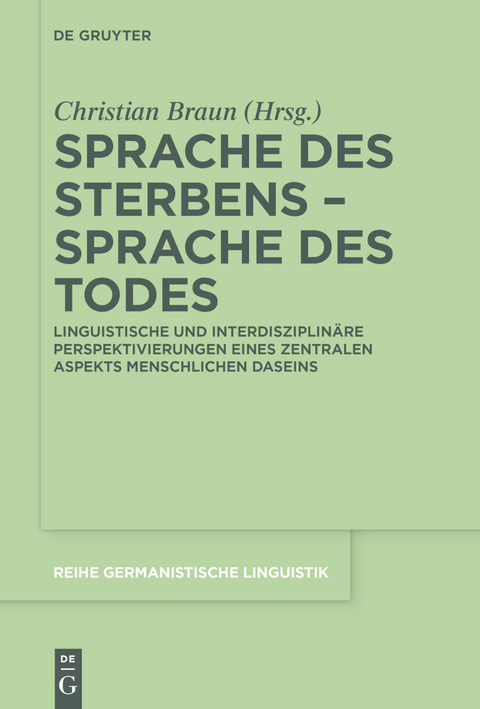 Sprache des Sterbens - Sprache des Todes - 