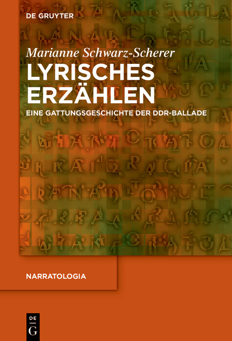 Lyrisches Erzählen -  Marianne Schwarz-Scherer