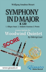 (Score) Symphony K 120 - Woodwind Quintet - Oderigi Lusi, Mozart Wolfgang Amadeus