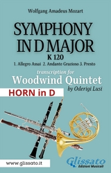 (Horn in D) Symphony K 120 - Woodwind Quintet - Oderigi Lusi, Mozart Wolfgang Amadeus