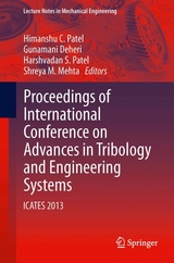 Proceedings of International Conference on Advances in Tribology and Engineering Systems - 