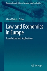 Law and Economics in Europe - 