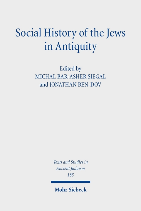 Social History of the Jews in Antiquity - 