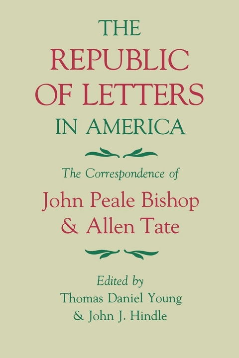 The Republic of Letters in America - 