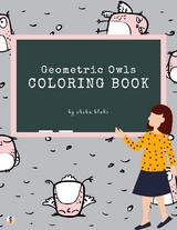 Geometric Owls Coloring Book for Teens (Printable Version) - Sheba Blake