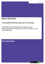 Gesundheitsförderung und -beratung - Daline Ostermaier