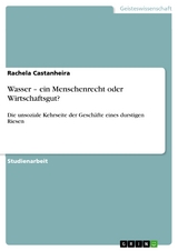 Wasser – ein Menschenrecht oder Wirtschaftsgut? - Rachela Castanheira