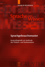 Sprachgebrauchsmuster - Noah Bubenhofer