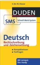 SMS Deutsch - Rechtschreibung und Zeichensetzung 5.-10. Klasse - Hock, Birgit; Fahlbusch, Claudia