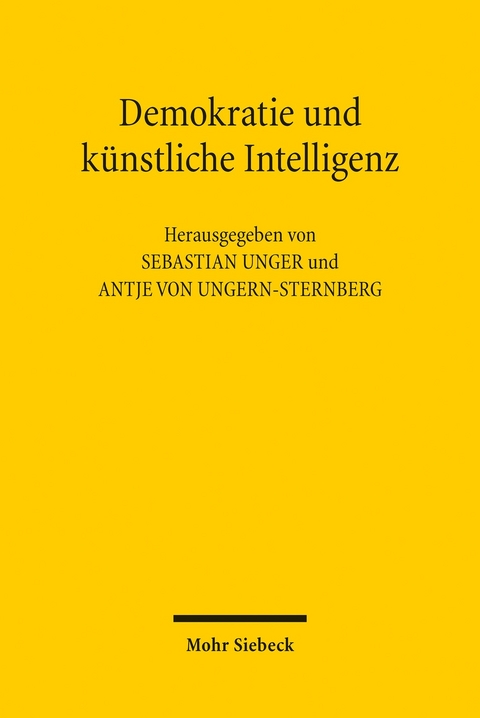 Demokratie und künstliche Intelligenz - 