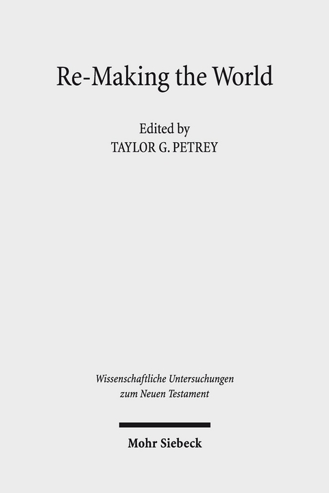 Re-Making the World: Christianity and Categories - 