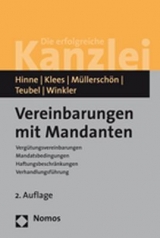 Vereinbarungen mit Mandanten - Hinne, Dirk; Klees, Hans; Müllerschön, Albrecht; Teubel, Joachim; Winkler, Klaus