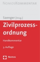 Zivilprozessordnung - Saenger, Ingo