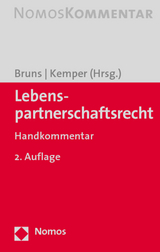 Lebenspartnerschaftsrecht - Bruns, Manfred; Kemper, Rainer