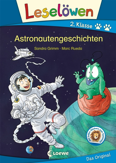 Leselöwen 2. Klasse - Astronautengeschichten -  Sandra Grimm