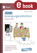 Einfache Lesespurgeschichten Deutsch 7-8 - Christiane Bößel