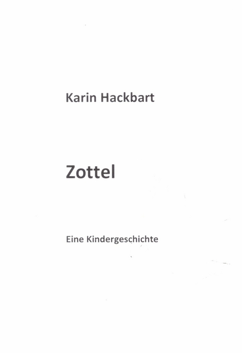 Zottel - Karin Hackbart