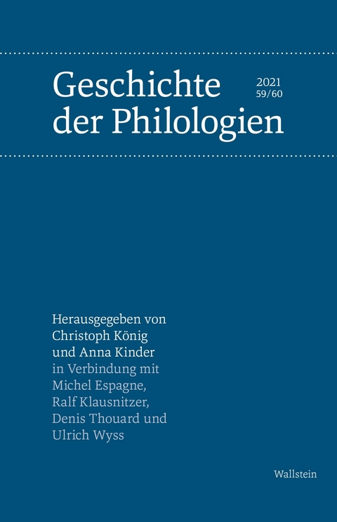 Geschichte der Philologien - 