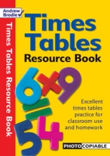 Times Table Resource Book - Brodie, Andrew