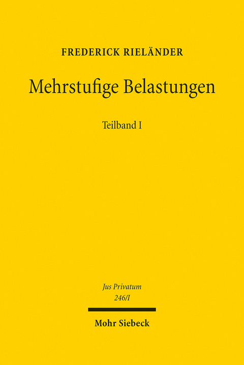 Mehrstufige Belastungen -  Frederick Rieländer